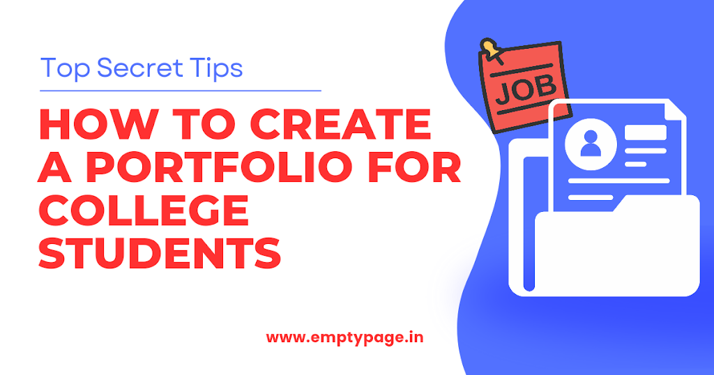 How to Create Portfolio For College Students